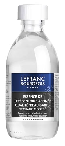 Lefranc & Bourgeois Malmittel, gereinigtes Terpentinöl für Ölfarben in 250 ml Flasche von Lefranc Bourgeois