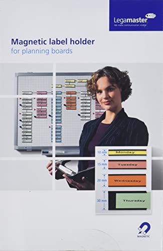 Legamaster 7-450400 Magnetische Etikettenträger für Whiteboards, 54 Stück, 20 x 60 mm, schwarz Legamaster 7-450400 Magnetische Etikettenträger für Whiteboards, 54 Stück, 20 x 60 mm, schwarz von Legamaster