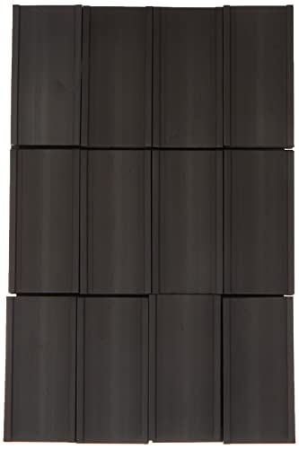 Legamaster 7-450600 Magnetische Etikettenträger für Whiteboards, 36 Stück, 30 x 60 mm, schwarz von Legamaster