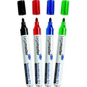 Legamaster Boardmarker TZ 1 4er Set sortiert - Metall, Mehrfarbig, Rundspitze, Buchstabendruck, Wasserfest, Whiteboard-Marker, Markierstift Legamaster Boardmarker TZ 1 4er Set sortiert - Metall, Mehrfarbig, Rundspitze, Buchstabendruck, Wasserfest, Whiteboard-Marker, Markierstift von Legamaster