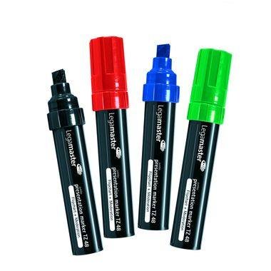 Legamaster Präsentationsmarker TZ48 - nachfüllbar, ca. 4-12 mm, 4er Etui; Packungsinhalt: 4 er Pack Legamaster Präsentationsmarker TZ48 - nachfüllbar, ca. 4-12 mm, 4er Etui; Packungsinhalt: 4 er Pack von Legamaster