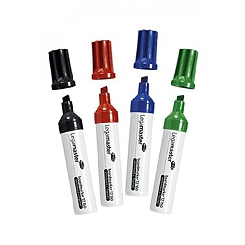 Legamaster Rillen 4 x TZ 150 – Marker (Black, Blue, Green, Red, Bold) von Legamaster