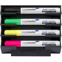 Legamaster magnetischer Stiftehalter schwarz Kunststoff 4 Fächer 12,0 x 4,0 x 15,5 cm von Legamaster