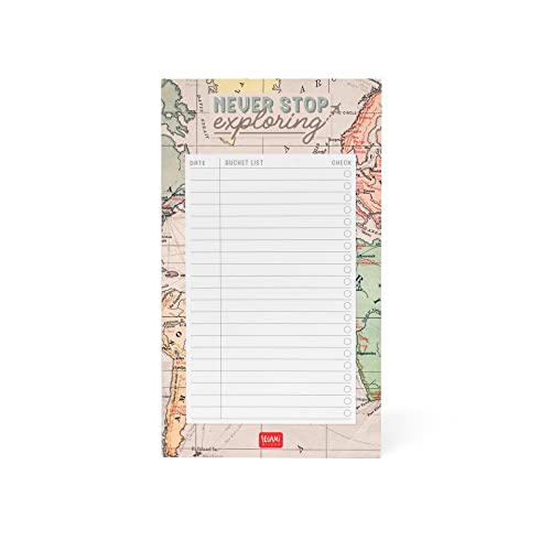 Legami Paper Thoughts Notizblock mit 70 abnehmbaren Blättern, mehrfarbig, 19 x 11 cm von LEGAMI