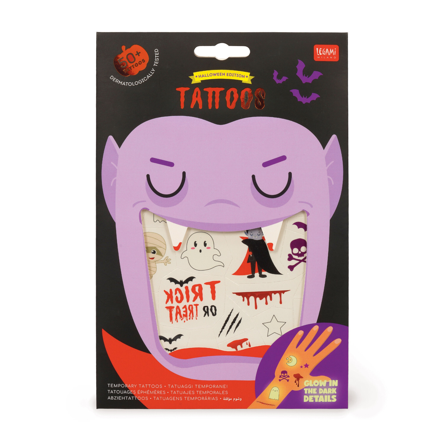 Tattoos Halloween Edition von Legami