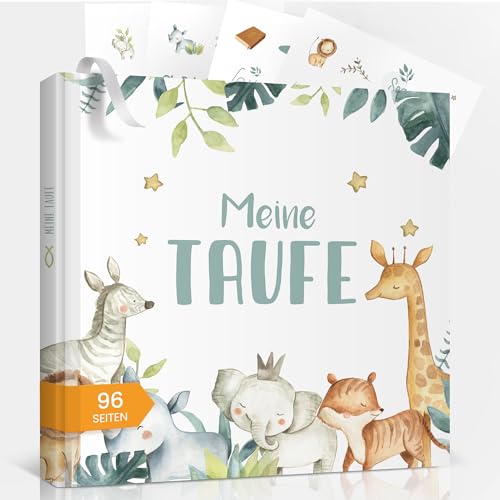 Gästebuch Meine Taufe Taufgeschenk für Jungen Mädchen, Patenkind Geschenk zur Taufe Deko,Taufbuch mit Sticker Taufalbum hochwertiges Erinnerungsbuch,96 Innenseiten für Glückwünsche, Fotos,Taufandenken Gästebuch Meine Taufe Taufgeschenk für Jungen Mädchen, Patenkind Geschenk zur Taufe Deko,Taufbuch mit Sticker Taufalbum hochwertiges Erinnerungsbuch,96 Innenseiten für Glückwünsche, Fotos,Taufandenken von Legezon