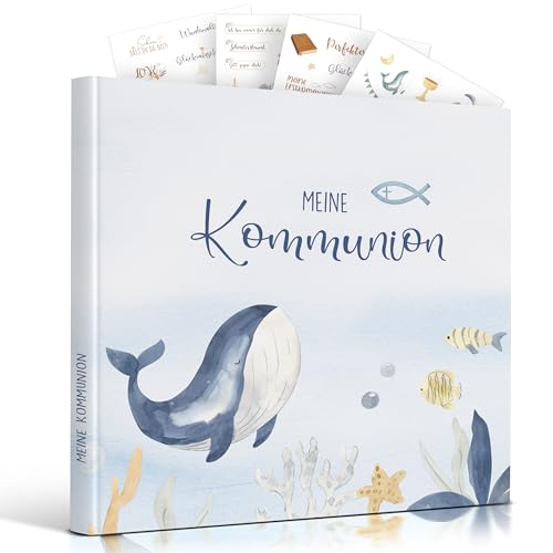 Legezon Gästebuch Kommunion Geschenk zur Erstkommunion Junge & Mädchen Gastgeschenk Kommunion Inclusive Aufkleber Kommunion 96 Seiten Kommunion Deko Legezon Gästebuch Kommunion Geschenk zur Erstkommunion Junge & Mädchen Gastgeschenk Kommunion Inclusive Aufkleber Kommunion 96 Seiten Kommunion Deko von Legezon