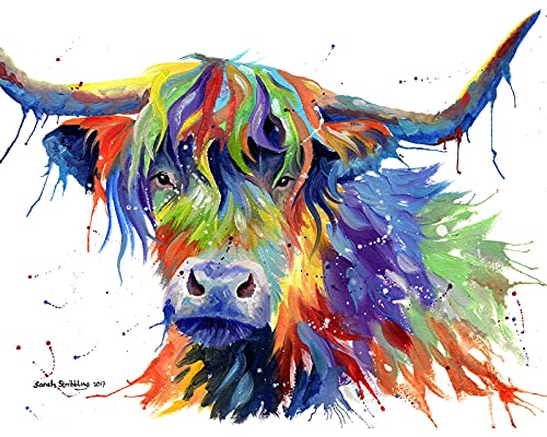 Lehaha Malen nach Zahlen Kit für Erwachsene Kinder,DIY Ölgemälde Kits mit Pinsel-Leinwand, Paint by Numbers für Bunte Hochlandkuh Tier -Weihnachten Geburtstag Home Haus Deko,Ohne Rahmen,40x50cm Lehaha Malen nach Zahlen Kit für Erwachsene Kinder,DIY Ölgemälde Kits mit Pinsel-Leinwand, Paint by Numbers für Bunte Hochlandkuh Tier -Weihnachten Geburtstag Home Haus Deko,Ohne Rahmen,40x50cm von Lehaha