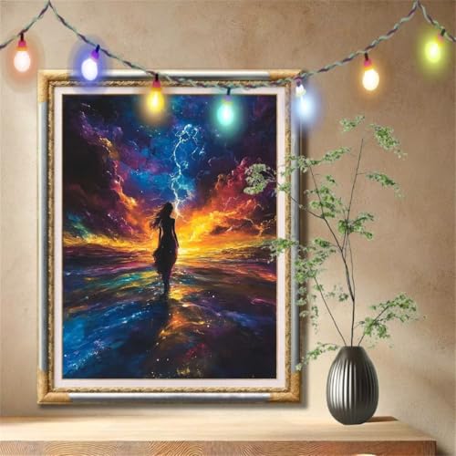 5D Diamond Painting Kinder, Diamant Painting Bilder für Erwachsene Große 120x160cm, DIY Blitz,Landschaft Full Drill Crystal Art Mosaikherstellung Basteln Kits für Geschenk, Home Wand Décor 57F-2940 5D Diamond Painting Kinder, Diamant Painting Bilder für Erwachsene Große 120x160cm, DIY Blitz,Landschaft Full Drill Crystal Art Mosaikherstellung Basteln Kits für Geschenk, Home Wand Décor 57F-2940 von LeiDong