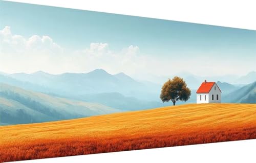 5D Diamond Painting Kinder,Diamant Painting Bilder für Erwachsene Große (40x80cm),DIY Weizenfeld,Landschaft Full Drill Crystal Art Mosaikherstellung Basteln Kits,Geeignet Als Home Décor 55F-3979 von LeiDong