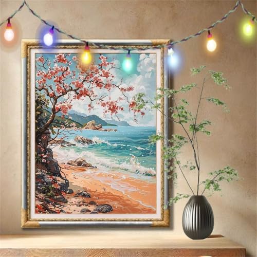 5D Diamond Painting Kinder,Diamant Painting Bilder für Erwachsene Große 100x133cm,DIY Kirschblüte,Strand Full Drill Crystal Art Mosaikherstellung Basteln Kits für Geschenk,Home Wand Décor 59N-1219 5D Diamond Painting Kinder,Diamant Painting Bilder für Erwachsene Große 100x133cm,DIY Kirschblüte,Strand Full Drill Crystal Art Mosaikherstellung Basteln Kits für Geschenk,Home Wand Décor 59N-1219 von LeiDong