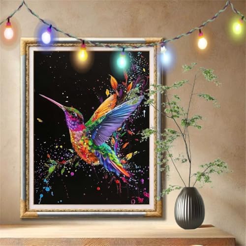 5D Diamond Painting Kinder,Diamant Painting Bilder für Erwachsene Große 100x133cm,DIY Tier,Kolibri Full Drill Crystal Art Mosaikherstellung Basteln Kits,Geeignet Als Geschenk,Home Wand Décor 59N-659 5D Diamond Painting Kinder,Diamant Painting Bilder für Erwachsene Große 100x133cm,DIY Tier,Kolibri Full Drill Crystal Art Mosaikherstellung Basteln Kits,Geeignet Als Geschenk,Home Wand Décor 59N-659 von LeiDong