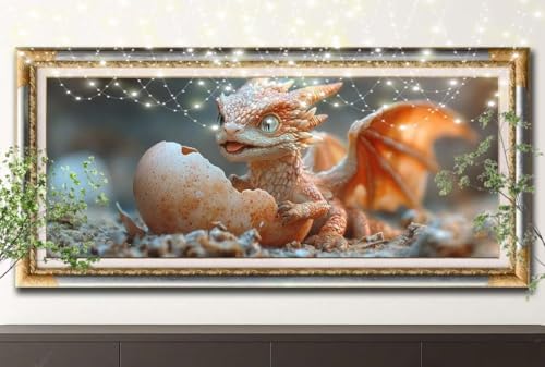 5D Diamond Painting Kinder,Diamant Painting Bilder für Erwachsene Große 100x200cm,DIY Kleiner Drache,Landschaft Full Drill Crystal Art Mosaikherstellung Basteln Kits,Geeignet Als Home Décor 55F-13649 5D Diamond Painting Kinder,Diamant Painting Bilder für Erwachsene Große 100x200cm,DIY Kleiner Drache,Landschaft Full Drill Crystal Art Mosaikherstellung Basteln Kits,Geeignet Als Home Décor 55F-13649 von LeiDong