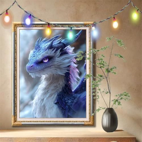 5D Diamond Painting Kinder,Diamant Painting Bilder für Erwachsene Große 120x160cm,DIY Drache,Tier Full Drill Crystal Art Mosaikherstellung Basteln Kits,Geeignet Als Geschenk,Home Wand Décor 57F-2220 5D Diamond Painting Kinder,Diamant Painting Bilder für Erwachsene Große 120x160cm,DIY Drache,Tier Full Drill Crystal Art Mosaikherstellung Basteln Kits,Geeignet Als Geschenk,Home Wand Décor 57F-2220 von LeiDong