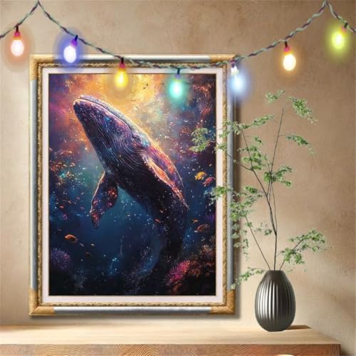 5D Diamond Painting Kinder,Diamant Painting Bilder für Erwachsene Große 40x50cm,DIY Wal,Koralle Full Drill Crystal Art Mosaikherstellung Basteln Kits,Geeignet Als Geschenk,Home Wand Décor 57F-1973 5D Diamond Painting Kinder,Diamant Painting Bilder für Erwachsene Große 40x50cm,DIY Wal,Koralle Full Drill Crystal Art Mosaikherstellung Basteln Kits,Geeignet Als Geschenk,Home Wand Décor 57F-1973 von LeiDong
