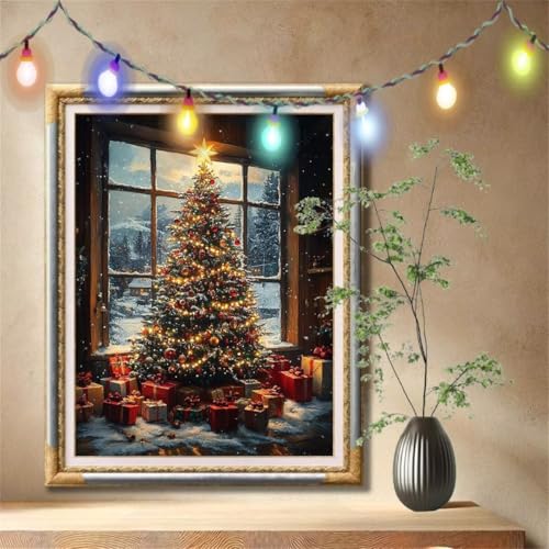 5D Diamond Painting Kinder,Diamant Painting Bilder für Erwachsene Große 50x70cm,DIY Landschaft,Weihnachtsbaum Full Drill Crystal Art Mosaikherstellung Basteln Kits für Geschenk,Home Décor 57F-1054 5D Diamond Painting Kinder,Diamant Painting Bilder für Erwachsene Große 50x70cm,DIY Landschaft,Weihnachtsbaum Full Drill Crystal Art Mosaikherstellung Basteln Kits für Geschenk,Home Décor 57F-1054 von LeiDong