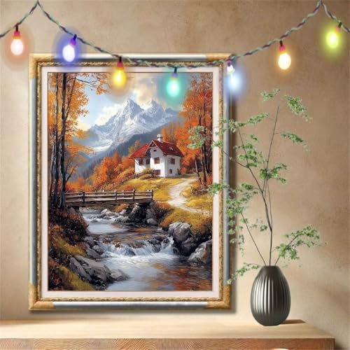 5D Diamond Painting Kinder,Diamant Painting Bilder für Erwachsene Große 70x90cm,DIY Brücke,Bach Full Drill Crystal Art Mosaikherstellung Basteln Kits,Geeignet Als Geschenk,Home Wand Décor 57F-4016 5D Diamond Painting Kinder,Diamant Painting Bilder für Erwachsene Große 70x90cm,DIY Brücke,Bach Full Drill Crystal Art Mosaikherstellung Basteln Kits,Geeignet Als Geschenk,Home Wand Décor 57F-4016 von LeiDong