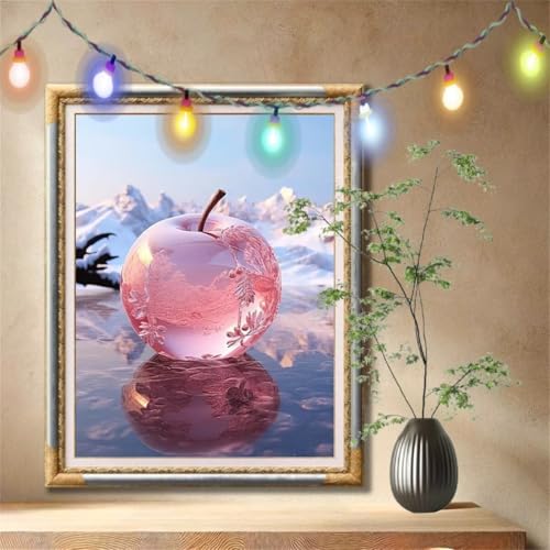 5D Diamond Painting Set für Erwachsene Große (120x160cm),Kristalläpfel Äpfel Diamant Painting Bilder Kinder,DIY Kristall Strass Cross Stickerei Malerei Bastelset für Schlafzimmer,Wanddeko 59N-1880 von LeiDong