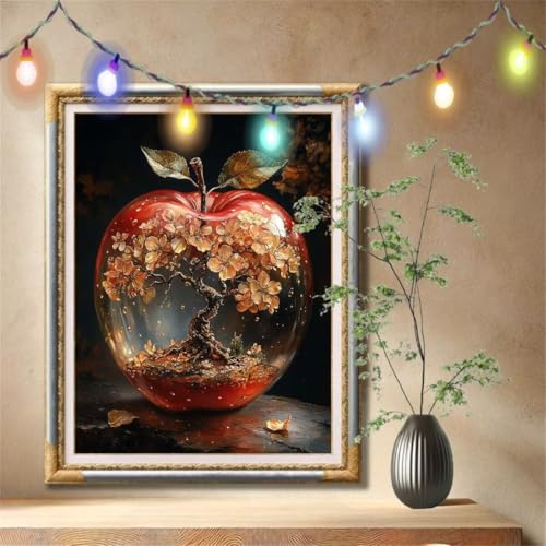 5D Diamond Painting Set für Erwachsene Große 100x133cm,Landschaft,Kristallapfel Diamant Painting Bilder Kinder,DIY Kristall Strass Cross Stickerei Malerei Bastelset für Wanddeko,Geschenke 57F-6079 5D Diamond Painting Set für Erwachsene Große 100x133cm,Landschaft,Kristallapfel Diamant Painting Bilder Kinder,DIY Kristall Strass Cross Stickerei Malerei Bastelset für Wanddeko,Geschenke 57F-6079 von LeiDong