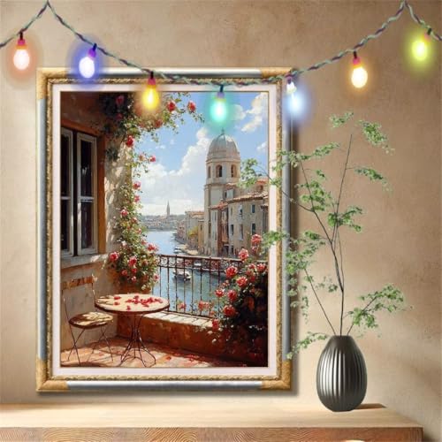 5D Diamond Painting Set für Erwachsene Große 80x107cm,Rose,Land Diamant Painting Bilder Kinder,DIY Kristall Strass Cross Stickerei Malerei Bastelset für Schlafzimmer,Büro,Wanddeko,Geschenke 57F-2397 5D Diamond Painting Set für Erwachsene Große 80x107cm,Rose,Land Diamant Painting Bilder Kinder,DIY Kristall Strass Cross Stickerei Malerei Bastelset für Schlafzimmer,Büro,Wanddeko,Geschenke 57F-2397 von LeiDong