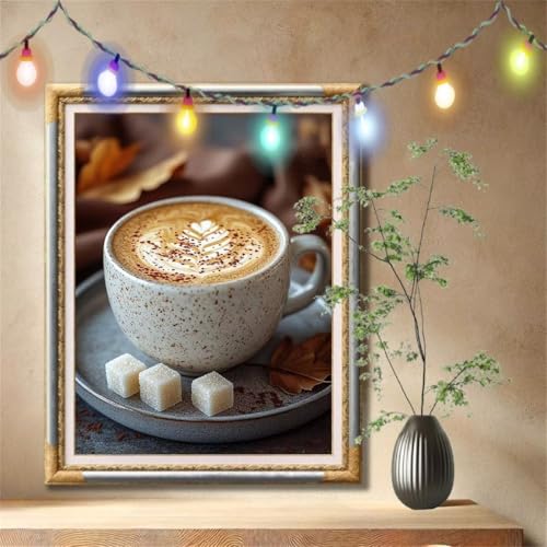 Diamant Painting Bilder für Erwachsene, 5D DIY Diamond Painting Kinder, Kaffee,Landschaft Full Drill Cross Stickerei Malerei Kits Nach Zahlen für Wanddeko, Zuhause Dekor Geschenke 90x120cm 57F-2108 Diamant Painting Bilder für Erwachsene, 5D DIY Diamond Painting Kinder, Kaffee,Landschaft Full Drill Cross Stickerei Malerei Kits Nach Zahlen für Wanddeko, Zuhause Dekor Geschenke 90x120cm 57F-2108 von LeiDong
