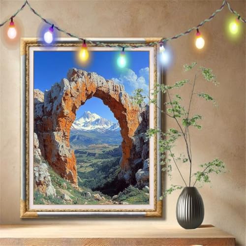 Diamant Painting Bilder für Erwachsene, 5D DIY Diamond Painting Kinder, Landschaft,Gipfel Full Drill Cross Stickerei Malerei Kits Nach Zahlen für Wanddeko, Zuhause Dekor Geschenke 120x160cm 57F-990 Diamant Painting Bilder für Erwachsene, 5D DIY Diamond Painting Kinder, Landschaft,Gipfel Full Drill Cross Stickerei Malerei Kits Nach Zahlen für Wanddeko, Zuhause Dekor Geschenke 120x160cm 57F-990 von LeiDong