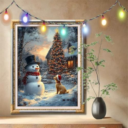 Diamant Painting Bilder für Erwachsene, 5D DIY Diamond Painting Kinder, Schneemann,Welpe Full Drill Cross Stickerei Malerei Kits Nach Zahlen für Wanddeko, Zuhause Dekor Geschenke 80x107cm 57F-4387 Diamant Painting Bilder für Erwachsene, 5D DIY Diamond Painting Kinder, Schneemann,Welpe Full Drill Cross Stickerei Malerei Kits Nach Zahlen für Wanddeko, Zuhause Dekor Geschenke 80x107cm 57F-4387 von LeiDong