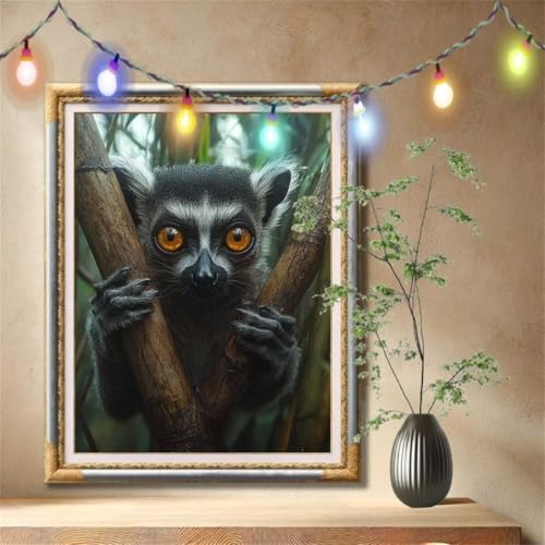 Diamant Painting Bilder für Erwachsene, 5D DIY Diamond Painting Kinder, Tier,Landschaft Full Drill Cross Stickerei Malerei Kits Nach Zahlen für Wanddeko, Zuhause Dekor Geschenke (40x50cm) 57F-343 von LeiDong