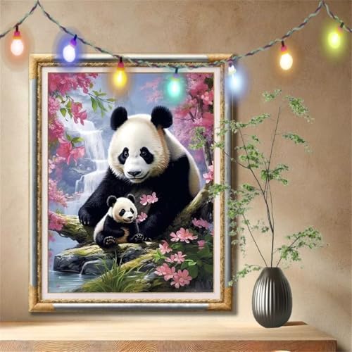 Diamant Painting Bilder für Erwachsene,5D DIY Diamond Painting Kinder,Panda,Blume Full Drill Cross Stickerei Malerei Kits Nach Zahlen für Wohnzimmer,Wanddeko,Zuhause Dekor Geschenke 80x107cm 57F-4307 Diamant Painting Bilder für Erwachsene,5D DIY Diamond Painting Kinder,Panda,Blume Full Drill Cross Stickerei Malerei Kits Nach Zahlen für Wohnzimmer,Wanddeko,Zuhause Dekor Geschenke 80x107cm 57F-4307 von LeiDong