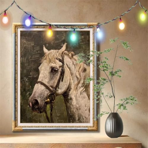 Diamant Painting Bilder für Erwachsene,5D DIY Diamond Painting Kinder,Pferd,Tier Full Drill Cross Stickerei Malerei Kits Nach Zahlen für Wohnzimmer,Wanddeko,Zuhause Dekor Geschenke 90x120cm 59N-1388 Diamant Painting Bilder für Erwachsene,5D DIY Diamond Painting Kinder,Pferd,Tier Full Drill Cross Stickerei Malerei Kits Nach Zahlen für Wohnzimmer,Wanddeko,Zuhause Dekor Geschenke 90x120cm 59N-1388 von LeiDong