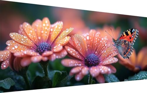 Diamant Painting Bilder für Erwachsene,5D DIY Diamond Painting Kinder,Schmetterling,Chrysantheme Full Drill Cross Stickerei Malerei Kits Malen Nach Zahlen für Wanddeko,Zuhause Dekor 40x120cm 55F-2615 Diamant Painting Bilder für Erwachsene,5D DIY Diamond Painting Kinder,Schmetterling,Chrysantheme Full Drill Cross Stickerei Malerei Kits Malen Nach Zahlen für Wanddeko,Zuhause Dekor 40x120cm 55F-2615 von LeiDong