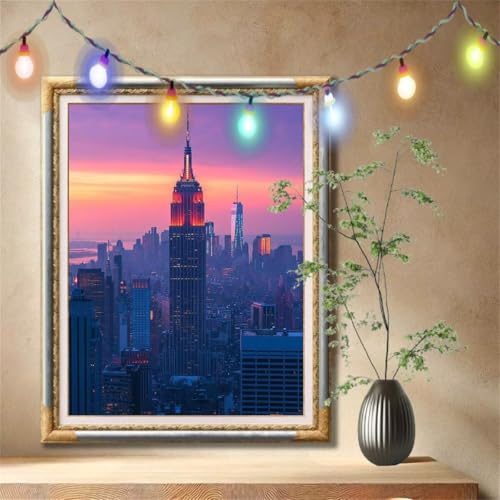 Diamond Painting Erwachsene,5D Landschaft,Neu York Diamant Painting Bilder für Kinder, DIY Diamant Kristall Strass Mosaik Kreuzstich Bastelset für Schlafzimmer Dekor und Geburtstag 90x120cm 57F-928 Diamond Painting Erwachsene,5D Landschaft,Neu York Diamant Painting Bilder für Kinder, DIY Diamant Kristall Strass Mosaik Kreuzstich Bastelset für Schlafzimmer Dekor und Geburtstag 90x120cm 57F-928 von LeiDong