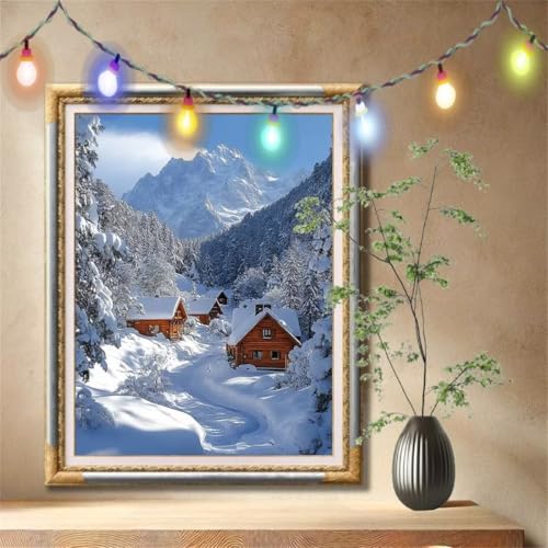 Diamond Painting Erwachsene,5D Landschaft,Schnee Berg Diamant Painting Bilder für Kinder,DIY Diamant Kristall Strass Mosaik Kreuzstich Bastelset für Schlafzimmer Dekor und Geburtstag 90x120cm 57F-3728 Diamond Painting Erwachsene,5D Landschaft,Schnee Berg Diamant Painting Bilder für Kinder,DIY Diamant Kristall Strass Mosaik Kreuzstich Bastelset für Schlafzimmer Dekor und Geburtstag 90x120cm 57F-3728 von LeiDong