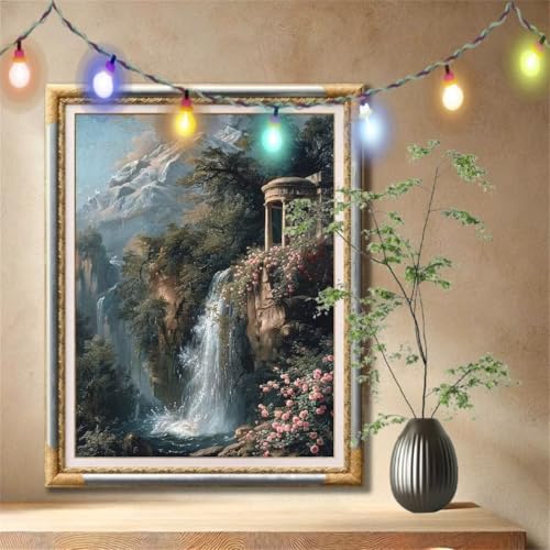 Diamond Painting Erwachsene,5D Landschaft,Wasserfall Diamant Painting Bilder für Kinder,DIY Diamant Kristall Strass Mosaik Kreuzstich Bastelset für Schlafzimmer Dekor und Geschenke 90x120cm 59N-528 Diamond Painting Erwachsene,5D Landschaft,Wasserfall Diamant Painting Bilder für Kinder,DIY Diamant Kristall Strass Mosaik Kreuzstich Bastelset für Schlafzimmer Dekor und Geschenke 90x120cm 59N-528 von LeiDong