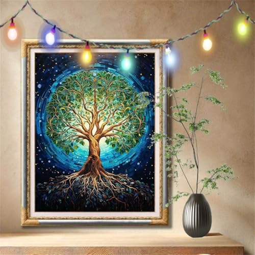 Diamond Painting Erwachsene,5D Lebensbaum,Landschaft Diamant Painting Bilder für Kinder,DIY Diamant Kristall Strass Mosaik Kreuzstich Bastelset für Schlafzimmer Dekor und Geburtstag 90x120cm 57F-3048 Diamond Painting Erwachsene,5D Lebensbaum,Landschaft Diamant Painting Bilder für Kinder,DIY Diamant Kristall Strass Mosaik Kreuzstich Bastelset für Schlafzimmer Dekor und Geburtstag 90x120cm 57F-3048 von LeiDong