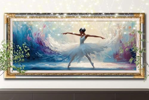 Diamond Painting Erwachsene,5D Mädchen,Ballett Diamant Painting Bilder für Kinder,DIY Diamant Kristall Strass Mosaik Kreuzstich Bastelset für Zuhause Dekor und Geburtstag Geschenke 100x200cm 55F-12374 Diamond Painting Erwachsene,5D Mädchen,Ballett Diamant Painting Bilder für Kinder,DIY Diamant Kristall Strass Mosaik Kreuzstich Bastelset für Zuhause Dekor und Geburtstag Geschenke 100x200cm 55F-12374 von LeiDong