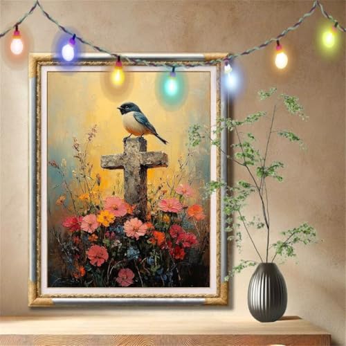 Diamond Painting Erwachsene,5D Spatz,Wildblume Diamant Painting Bilder für Kinder,DIY Diamant Kristall Strass Mosaik Kreuzstich Bastelset für Zuhause Dekor und Geburtstag Geschenke 70x90cm 57F-7326 Diamond Painting Erwachsene,5D Spatz,Wildblume Diamant Painting Bilder für Kinder,DIY Diamant Kristall Strass Mosaik Kreuzstich Bastelset für Zuhause Dekor und Geburtstag Geschenke 70x90cm 57F-7326 von LeiDong