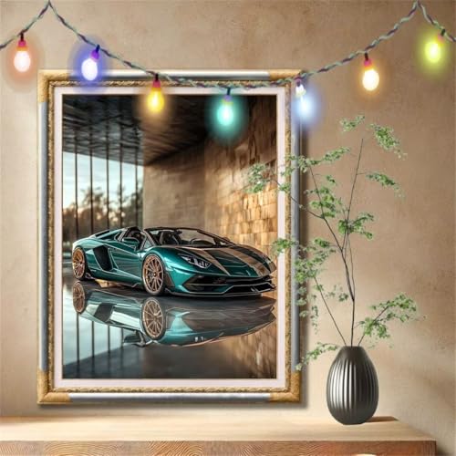 Diamond Painting Erwachsene,5D Sportwagen,Landschaft Diamant Painting Bilder für Kinder,DIY Diamant Kristall Strass Mosaik Kreuzstich Bastelset für Schlafzimmer Dekor und Geburtstag 70x90cm 57F-7606 Diamond Painting Erwachsene,5D Sportwagen,Landschaft Diamant Painting Bilder für Kinder,DIY Diamant Kristall Strass Mosaik Kreuzstich Bastelset für Schlafzimmer Dekor und Geburtstag 70x90cm 57F-7606 von LeiDong