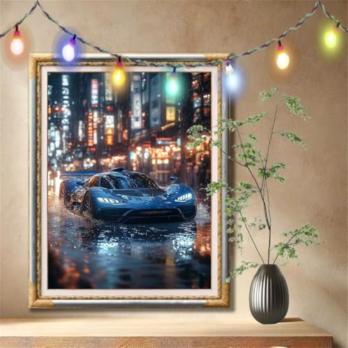 Diamond Painting Erwachsene,5D Stadt,Sportwagen Diamant Painting Bilder für Kinder,DIY Diamant Kristall Strass Mosaik Kreuzstich Bastelset für Zuhause Dekor und Geburtstag Geschenke 60x80cm 57F-165 Diamond Painting Erwachsene,5D Stadt,Sportwagen Diamant Painting Bilder für Kinder,DIY Diamant Kristall Strass Mosaik Kreuzstich Bastelset für Zuhause Dekor und Geburtstag Geschenke 60x80cm 57F-165 von LeiDong