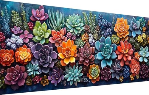 Diamond Painting Erwachsene,5D Sukkulente,Landschaft Diamant Painting Bilder für Kinder,DIY Diamant Kristall Strass Mosaik Kreuzstich Bastelset für Schlafzimmer Zuhause Dekor (40x80cm) 55F-8644 von LeiDong