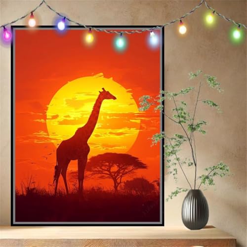Giraffe,Tier Malen nach Zahlen für Erwachsene Anfänger,DIY Paint by Numbers Acrylpigment Ölgemälde Kunsthandwerk Kit,Bastelset Malen Nach Zahlen Kinder für Geschenk Home Wand Décor 100x133cm 54N-4939 Giraffe,Tier Malen nach Zahlen für Erwachsene Anfänger,DIY Paint by Numbers Acrylpigment Ölgemälde Kunsthandwerk Kit,Bastelset Malen Nach Zahlen Kinder für Geschenk Home Wand Décor 100x133cm 54N-4939 von LeiDong