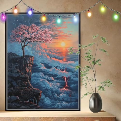 Kirschblüte,Landschaft Malen nach Zahlen für Erwachsene Anfänger,DIY Paint by Numbers Acrylpigment Ölgemälde Kunsthandwerk Kit,Bastelset Malen Nach Zahlen Kinder für Home Wand Décor 100x133cm 54N-4699 Kirschblüte,Landschaft Malen nach Zahlen für Erwachsene Anfänger,DIY Paint by Numbers Acrylpigment Ölgemälde Kunsthandwerk Kit,Bastelset Malen Nach Zahlen Kinder für Home Wand Décor 100x133cm 54N-4699 von LeiDong