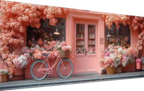LeiDong Diamant Painting Bilder für Erwachsene,5D DIY Diamond Painting Kinder,Florist,Fahrrad Full Drill Cross Stickerei Malerei Kits Malen Nach Zahlen für Wohnzimmer,Zuhause Dekor (40x80cm) 55F-2734 von LeiDong