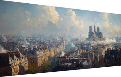 LeiDong Diamant Painting Bilder für Erwachsene,5D DIY Diamond Painting Kinder,Kirche,Berlin Full Drill Cross Stickerei Malerei Kits Malen Nach Zahlen für Wohnzimmer,Zuhause Dekor (80x160cm) 55F-2922 von LeiDong