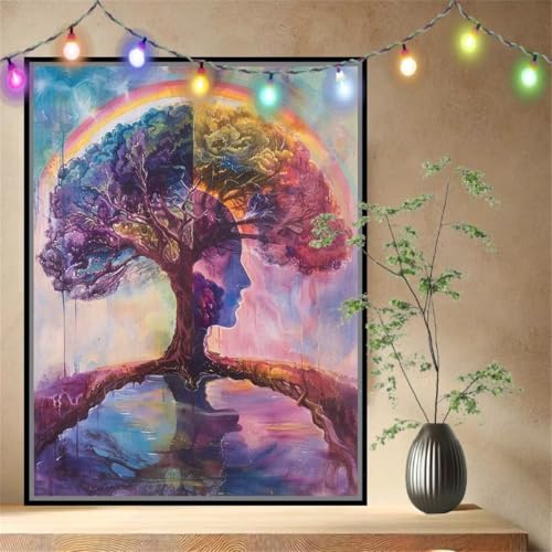 Malen nach Zahlen Erwachsene Baum der Weisheit,Landschaft,Paint by Numbers Knitterfreie Leinwand Kit für Anfänger,DIY Basteln Acrylfarbe Handgemalt Ölgemälde Kit für Wand Dekoration 60x80cm 54N-9965 Malen nach Zahlen Erwachsene Baum der Weisheit,Landschaft,Paint by Numbers Knitterfreie Leinwand Kit für Anfänger,DIY Basteln Acrylfarbe Handgemalt Ölgemälde Kit für Wand Dekoration 60x80cm 54N-9965 von LeiDong