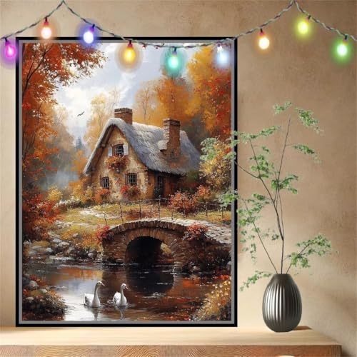 Malen nach Zahlen Erwachsene Duck,Kleine Brücke,Paint by Numbers Leinwand Kit für Anfänger,DIY Basteln Acrylfarbe Handgemalt Ölgemälde Kit für Wand Dekoration Weihnachten Geschenk 90x120cm 54N-9578 Malen nach Zahlen Erwachsene Duck,Kleine Brücke,Paint by Numbers Leinwand Kit für Anfänger,DIY Basteln Acrylfarbe Handgemalt Ölgemälde Kit für Wand Dekoration Weihnachten Geschenk 90x120cm 54N-9578 von LeiDong