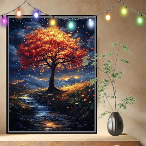 Malen nach Zahlen Erwachsene Sternenhimmel,Baum,Paint by Numbers Leinwand Kit für Anfänger,DIY Basteln Acrylfarbe Handgemalt Ölgemälde Kit für Wand Dekoration Weihnachten Geschenk 80x107cm 54N-4327 Malen nach Zahlen Erwachsene Sternenhimmel,Baum,Paint by Numbers Leinwand Kit für Anfänger,DIY Basteln Acrylfarbe Handgemalt Ölgemälde Kit für Wand Dekoration Weihnachten Geschenk 80x107cm 54N-4327 von LeiDong
