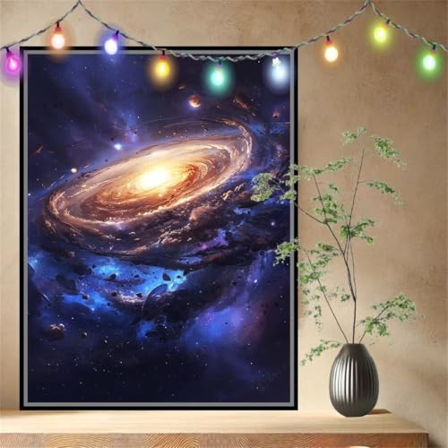 Malen nach Zahlen Erwachsene Sternenhimmel,Erde,Paint by Numbers Leinwand Kit für Anfänger,DIY Basteln Acrylfarbe Handgemalt Ölgemälde Kit für Wand Dekoration Weihnachten Geschenk 90x120cm 54N-9278 Malen nach Zahlen Erwachsene Sternenhimmel,Erde,Paint by Numbers Leinwand Kit für Anfänger,DIY Basteln Acrylfarbe Handgemalt Ölgemälde Kit für Wand Dekoration Weihnachten Geschenk 90x120cm 54N-9278 von LeiDong