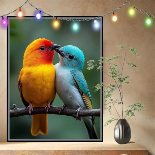 Malen nach Zahlen Erwachsene Vogel,Tier,Paint by Numbers Knitterfreie Leinwand Kit für Anfänger,DIY Basteln Acrylfarbe Handgemalt Ölgemälde Kit für Wand Dekoration Weihnachten Geschenk 60x80cm 54N4115 Malen nach Zahlen Erwachsene Vogel,Tier,Paint by Numbers Knitterfreie Leinwand Kit für Anfänger,DIY Basteln Acrylfarbe Handgemalt Ölgemälde Kit für Wand Dekoration Weihnachten Geschenk 60x80cm 54N4115 von LeiDong