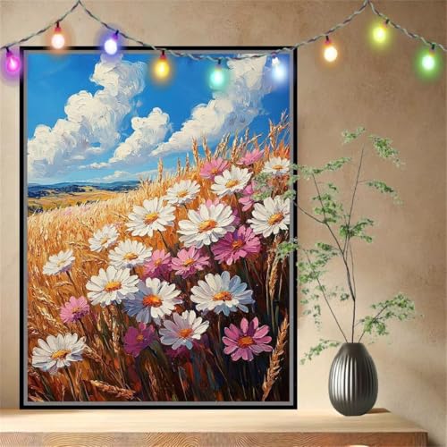 Weizen,Blume Malen nach Zahlen für Erwachsene Anfänger,DIY Paint by Numbers Acrylpigment Ölgemälde Kunsthandwerk Kit,Bastelset Malen Nach Zahlen Kinder für Geschenk Home Wand Décor 50x70cm 54N-4094 Weizen,Blume Malen nach Zahlen für Erwachsene Anfänger,DIY Paint by Numbers Acrylpigment Ölgemälde Kunsthandwerk Kit,Bastelset Malen Nach Zahlen Kinder für Geschenk Home Wand Décor 50x70cm 54N-4094 von LeiDong